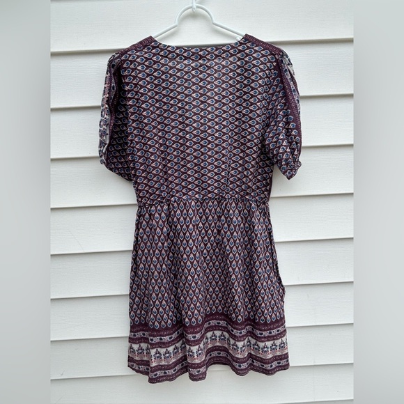 Urban Outfitters Red Puff Sleeve Mini Sundress - Picture 3 of 5